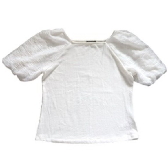 Pleione white feminine blouse size L - Picture 1 of 3